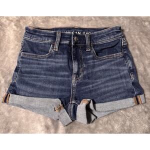 American Eagle Next Level Stretch Jean Shorts Size 00